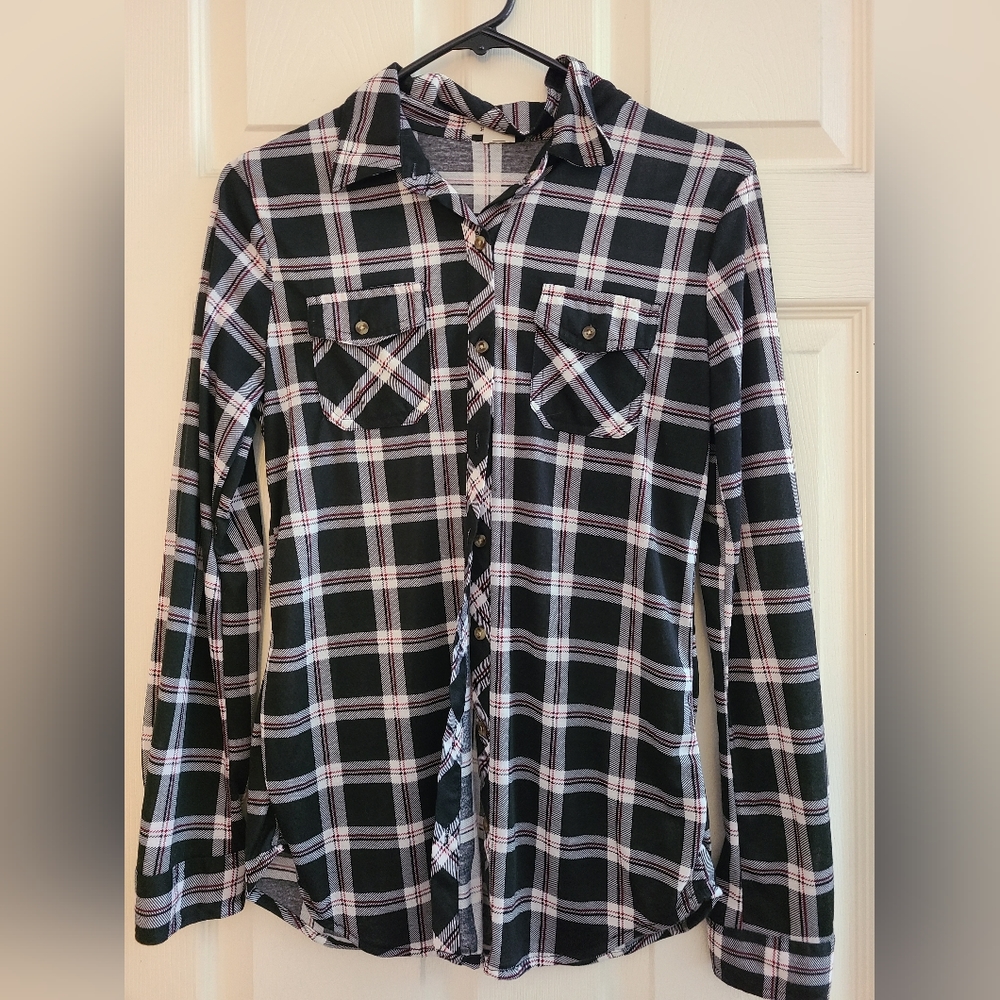 Thin Flannel Top